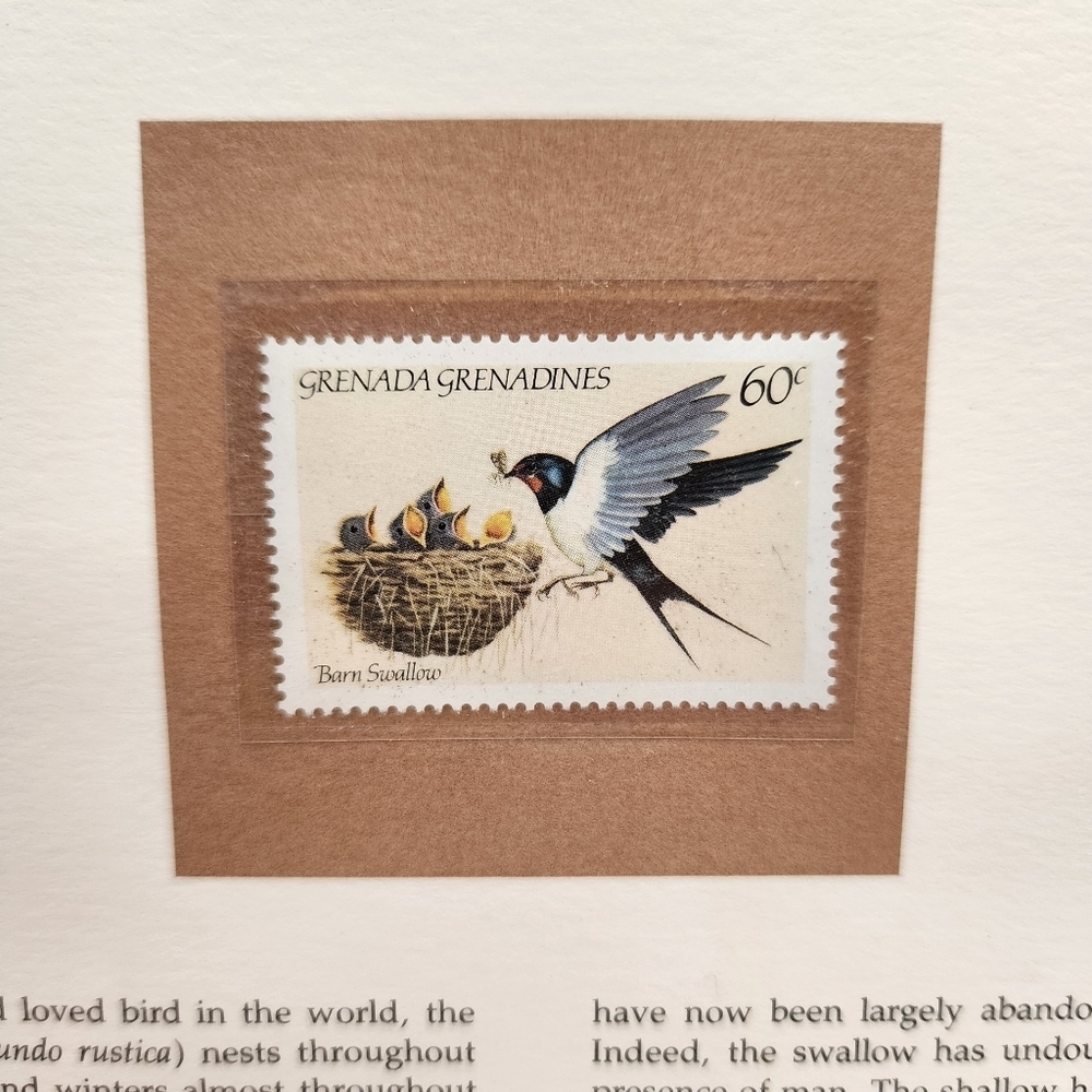 34 RSPB Songbirds of the World Stamps Vintage Royal Society British - Picture 13 of 13